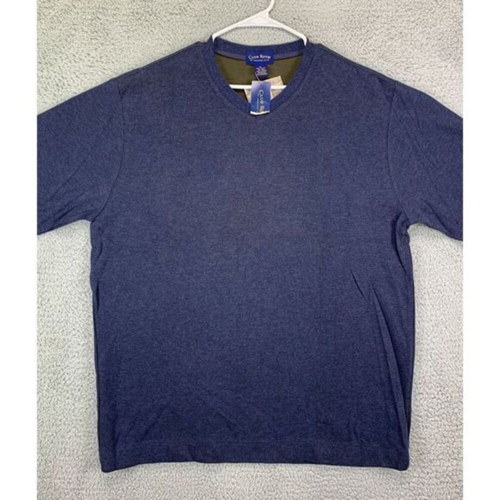 Club Room Sweater Adult XL Blue Pullover Sweatshirt Cotton Casual Preppy Men NEW